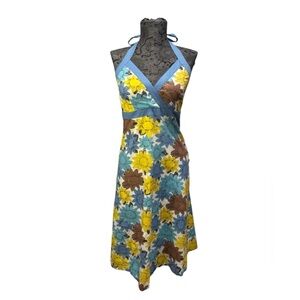 Boden Sunflower Halter midi size 8